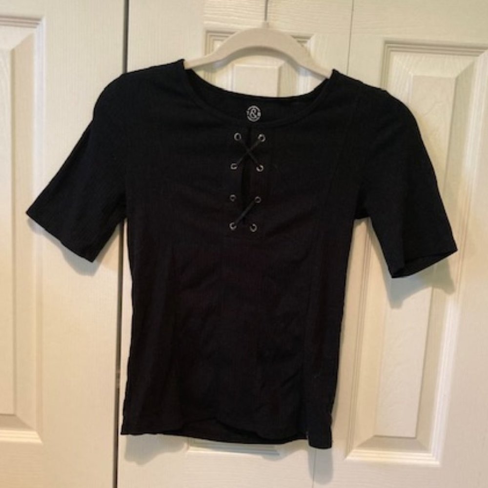 T & B Black T-Shirt